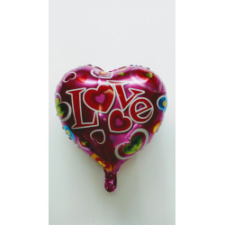 Globo corazón "love" 45cm