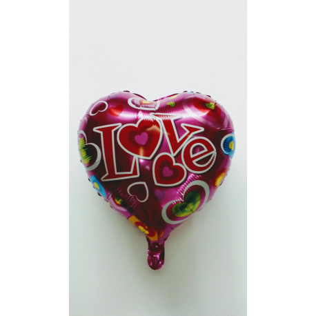 Globo corazón "love" 45cm