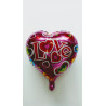Globo corazón "love" 45cm