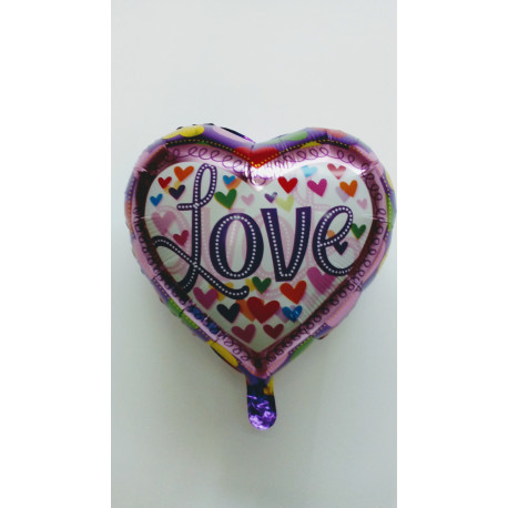 Globo de foil "love" 45 cm