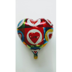 Globos corazones "love" 45 cm
