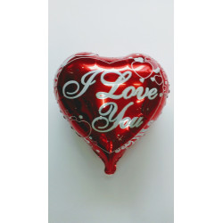 Globo de foil "I love you" 45 cm