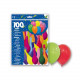 Bolsa de 100 Globos 22x31 cm colores