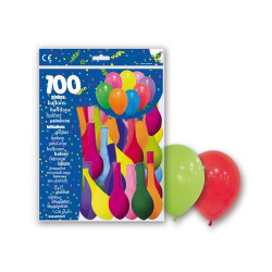 Bolsa de 100 Globos 22x31 cm colores