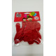Bolsa de 13 Globos  22 cm de diámetro rojo