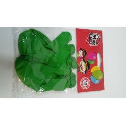 Bolsa de 12 Globos  22 cm de diámetro verde