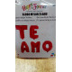 Globos foil &quot; TE AMO&quot;