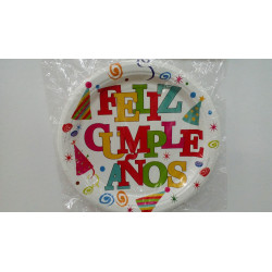 Platos feliz cumpleaños