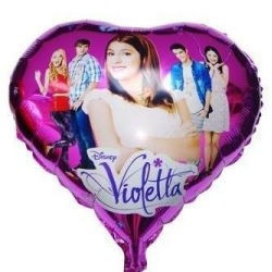 Globo corazón "Violetta"