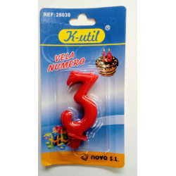 vela 3 roja