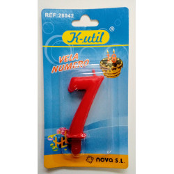 vela 7 roja