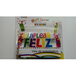 Vela cumpleaños feliz