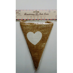 Banderines de Yute Love