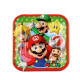 Platos cuadrados &quot;Super Mario&quot; 18cm