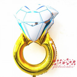 Globo diseño anillo grande 80x50 cm