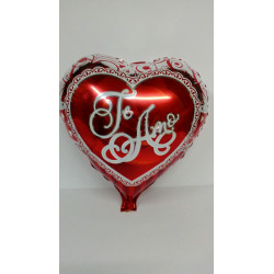 Globo de foil "TE AMO" 45cm