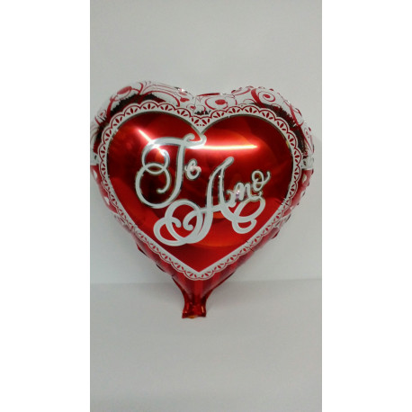 Globo de foil "TE AMO" 45cm