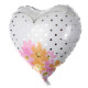 Globo diseño ramo de flores 45 cm