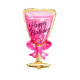 Globo de foil &quot;copa happy birthday&quot;