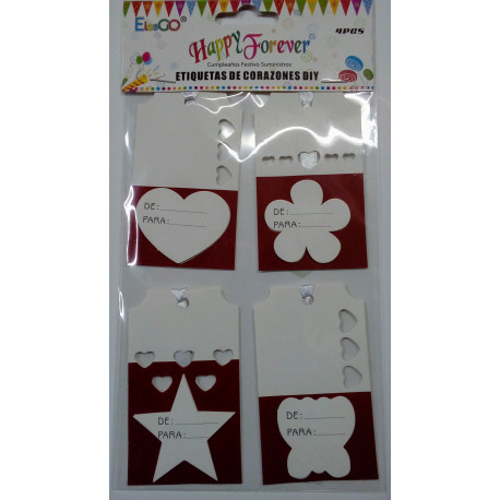 Etiquetas de corazón