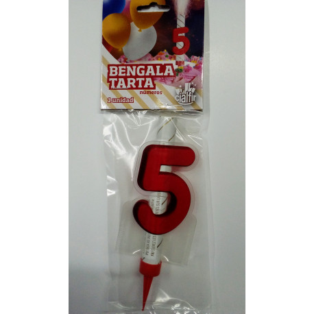 Bengala para pastel número "1"