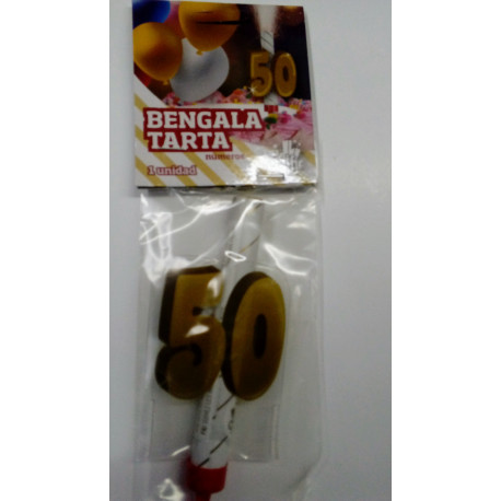 Bengala para pastel número "1"