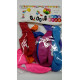 Globos redondos de colores número &quot;9&quot;