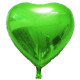 Globo corazón verde 45 cm