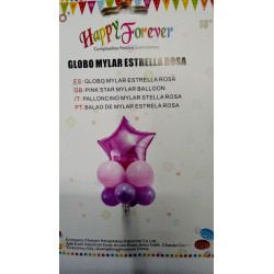 Globo mylar estrella azul