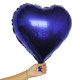 Globo corazón azulón 45 cm