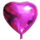 Globo corazón fucsia 45 cm