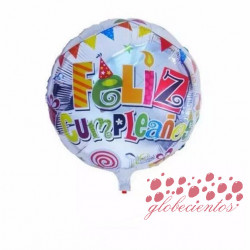 Globo "Feliz Cumpleaños" 45 cm