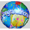Globo "Congratulations" 45 cm