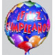 Globo "¡Feliz Cumpleaños!" diseño 4 45 cm Globo "¡Feliz Cumpleaños!" diseño 4 45 cm