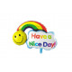 Globo &quot;Have a Nice Day!&quot; arco, 43x32 cm