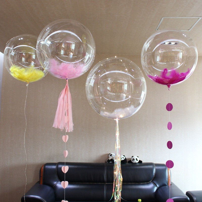 Inodoro Bandido Cintura Globo burbuja transparente para decoración.