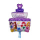 Globo &quot;Happy Birthday&quot; tarta princesas, 48x28 cm