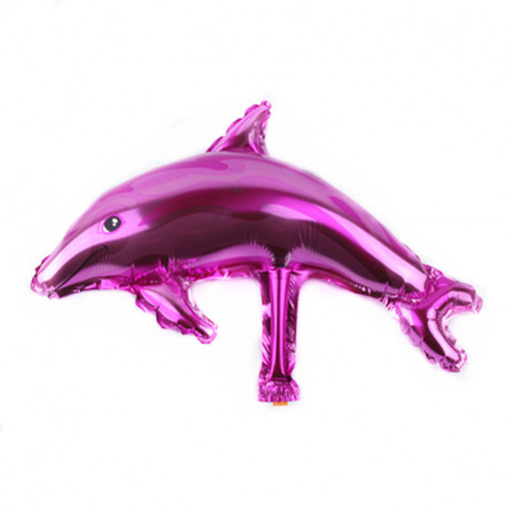 GLOBO DELFIN  ROSA 25X45 CM