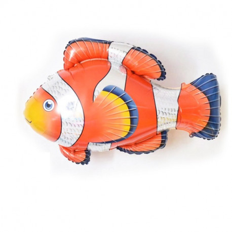 GLOBO PEZ TROPICAL NARANJA 25X45 CM