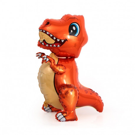 DINOSAURIO naranja   75X60 4D