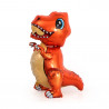 DINOSAURIO naranja   75X60 4D
