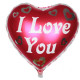 Globo corazón &quot;I Love You&quot; 45 cm