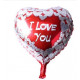 Globo corazón "I Love You" diseño 2, 45 cm Globo corazón "I Love You" diseño 2, 45 cm