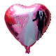 Globo corazón &quot;Wedding Wishes&quot; 45 cm