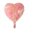 CORAZON  AGATA ROSA 45CM