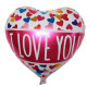 Globo corazón "I Love You" diseño 4, 45 cm Globo corazón "I Love You" diseño 4, 45 cm