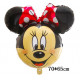 MINNIE  CABEZA 70X65 ROJO