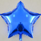 Globo estrella azul 45 cm