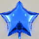 Globo estrella azul 45 cm
