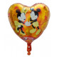 GLOBO CORAZÓN MICKEY - MINNIE 45CM